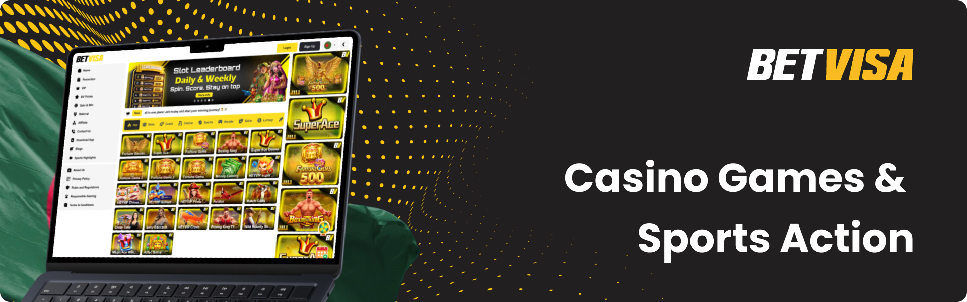 BetVisa Bangladesh - Casino Games and Sports Action